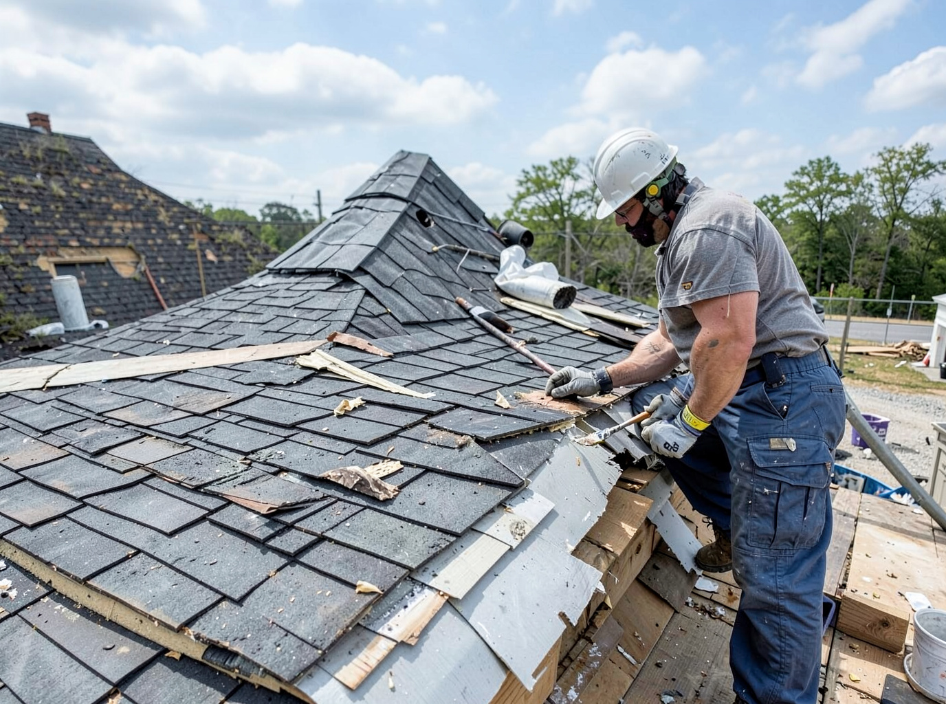roof repair in Glen Abbey, GA