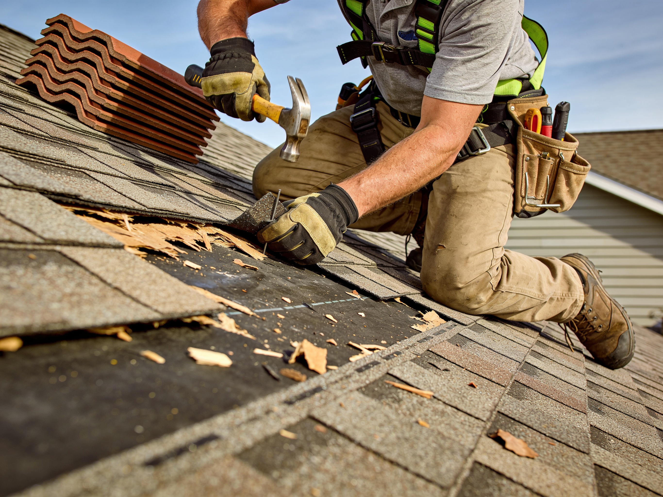 Wind Damage Roof Repair in Alpharetta, GA